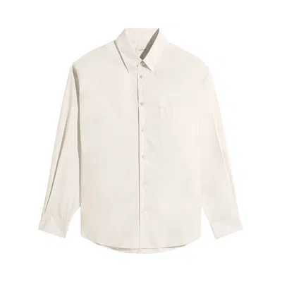 Pre-owned Lemaire Regular Shirt 'light Cream' | Men's Size 48 In White