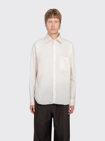Lemaire Regular Shirt In Neutral