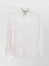 Lemaire Regular Shirt With Long Sleeves And Pointed Collar In White