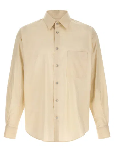 Lemaire Beige Regular Shirt In Neutral