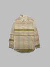 Lemaire Relaxed Check Cotton Button-up Shirt