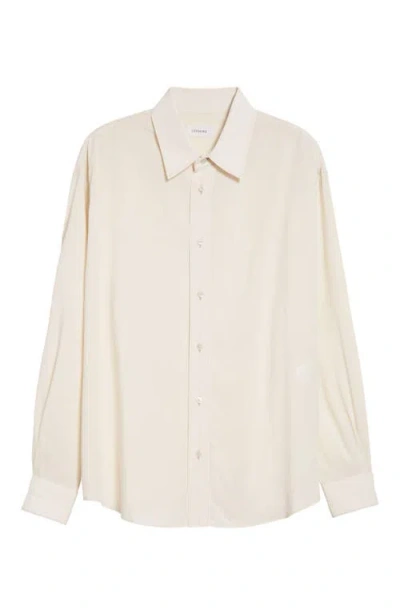 Lemaire Relaxed Fit Button-up Shirt In Neutral