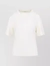 Lemaire Rib T-shirt In White