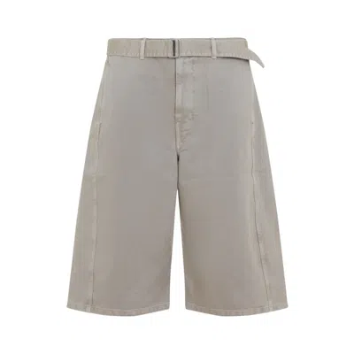 Lemaire Relaxed-fit Shorts With Belted Waist