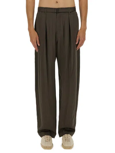 LEMAIRE LEMAIRE RELAXED PANTS WITH BELT
