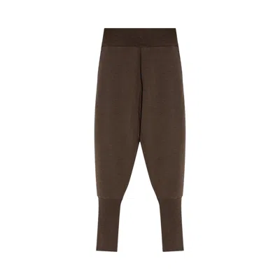 Pre-owned Lemaire Relaxed Rib Pants 'dark Brown Melange' | Women's Size S