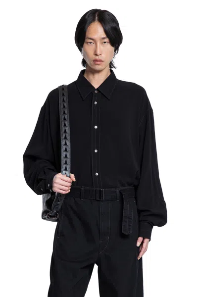 Lemaire Relaxed Shirt In Black