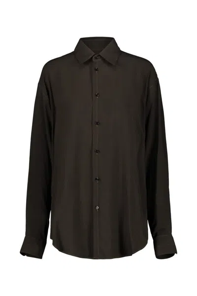 Lemaire Relaxed Shirt In Black