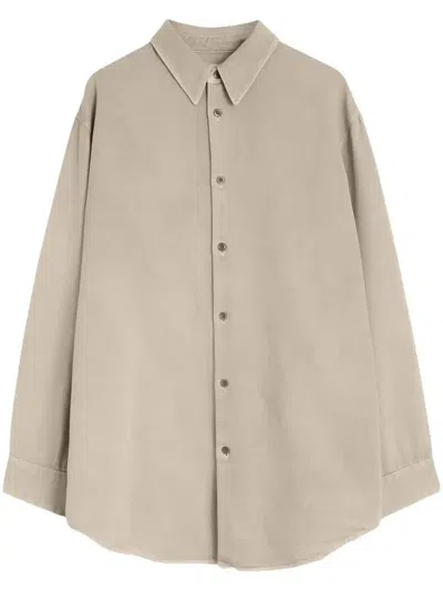 Lemaire Relaxed Shirt In Neutrals