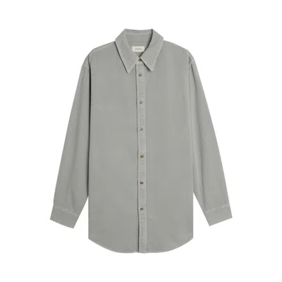 Pre-owned Lemaire Relaxed Shirt 'snowy Blue/grey' | Women's Size 36