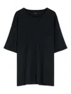 Lemaire Relaxed T-shirt Clothing In Black