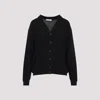 Lemaire Relaxed Twisted Cardigan S In Black