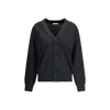 Lemaire Women Relaxed Twisted Cardigan In Black