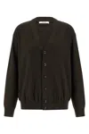 Lemaire Relaxed Twisted Cardigan In Brown