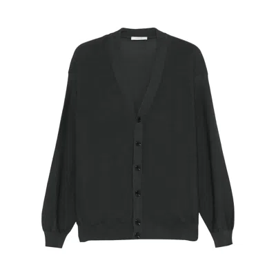Pre-owned Lemaire Relaxed Twisted Cardigan 'carbon' | Black | Women's Size M