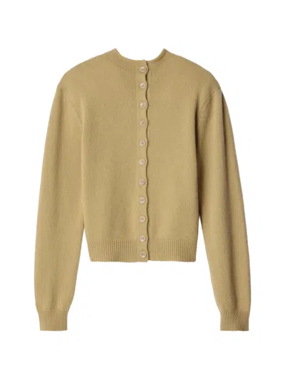 Lemaire Reversible Buttoned Sweater In Cashmere In Neutral