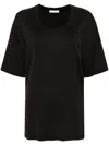 Lemaire Short-sleeved T-shirt In Black