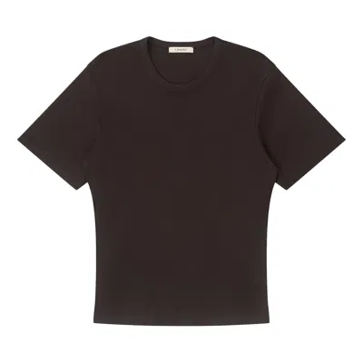 Pre-owned Lemaire Rib T-shirt 'squid Ink' | Black | Women's Size Xs