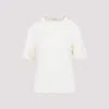Lemaire Rib T-shirt In White