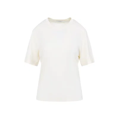 Lemaire Rib T-shirt In White