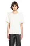 Lemaire Rib T-shirt In White