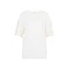 Lemaire Rib T-shirt In White