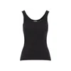 Lemaire Ribbed Tank Top In Black