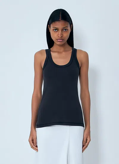 Lemaire Rib Tank Top In Black