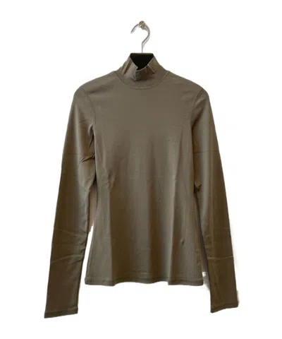 Lemaire Rib Turtleneck In Green