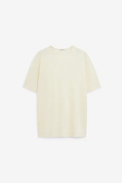 Lemaire Relaxed Fit Crewneck T-shirt In White