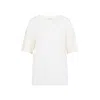 Lemaire Rib T-shirt In White