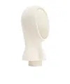 Lemaire Ribbed-knit Wool Balaclava In Sand