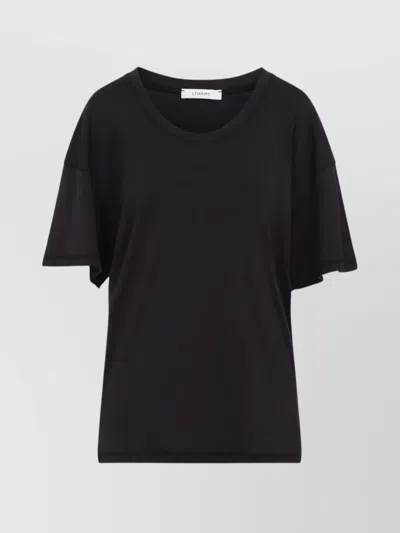 LEMAIRE RIBBED RELAXED FIT ROUND NECK T-SHIRT