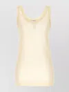 Lemaire Ribbed Scoop Neck Sleeveless Top