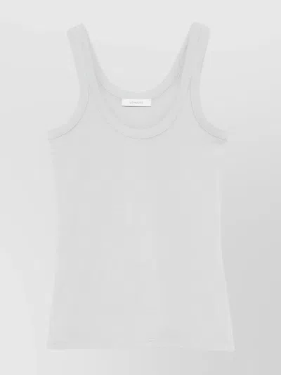 Lemaire Gray Rib Tank Top In Bk942 Blue Grey