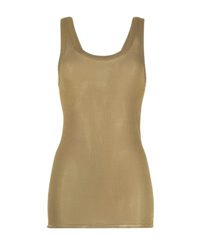 LEMAIRE LEMAIRE SCOOP-NECK SLEEVELESS TANK TOP