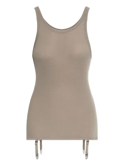 LEMAIRE RIBBED SUSPENDER TOP