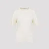 Lemaire Basic Crewneck T-shirt In Neutral