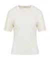 Lemaire Basic Crewneck T-shirt In White
