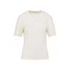 Lemaire Basic Crewneck T-shirt In White