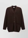 Lemaire Brown Felted Cardi Cardigan