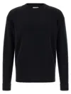 Lemaire Ribbed Wool Sweater In Black