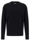 Lemaire Ribbed Wool Sweater In Black