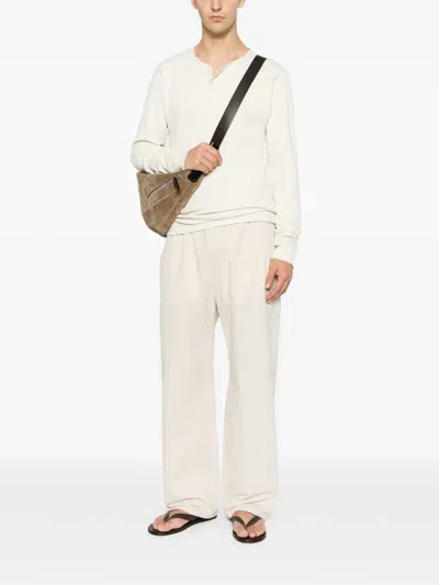 Lemaire Ribbed-knit Top In White