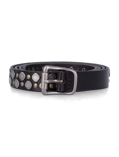 Lemaire Rio Studs Belt In Black