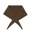 Lemaire Brown Small Losange Scarf In Brown