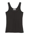 Lemaire Ribbed Tank Top In Black