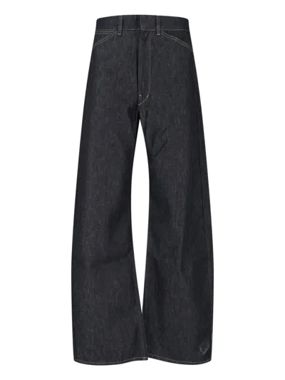Lemaire Rounded Jeans In Black