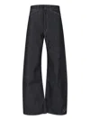 Lemaire Rounded Jeans In Black