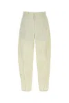 Lemaire Pant Cotton Blend Straight Leg In Ligovegre